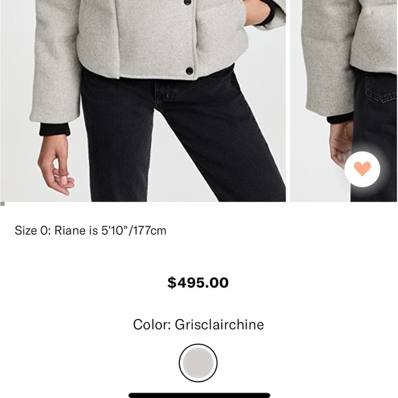 BA&SH Boston Puffer NWT - Picture 7 of 8